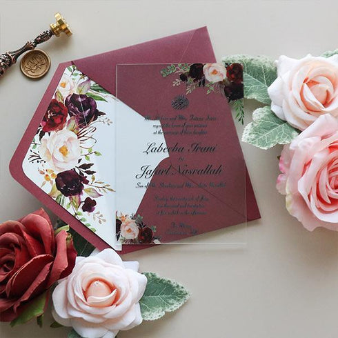 #ACRYLICWEDDINGINVITATIONS# - #CLEARWEDDINGINVITES##clear plastic wedding invitations#
